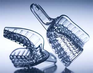 Coltene President Clear #1 Large Upper Full Arch Plastic Impression Trays, 12/Pk