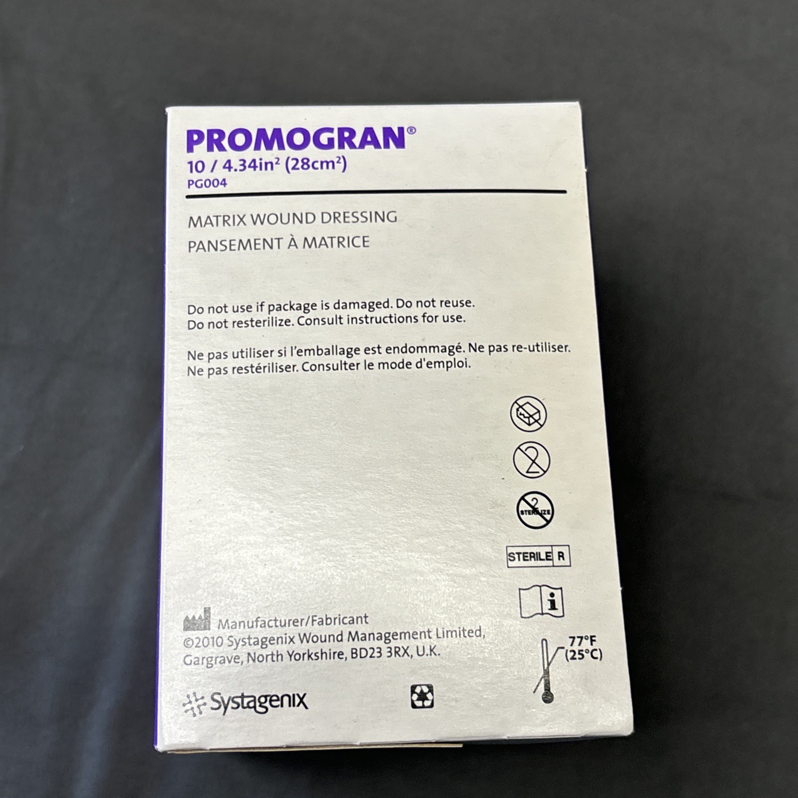 6 Boxes Promogran Prisma Matrix Wound Dressing 10 per box EXP 2020/21 REF PG004
