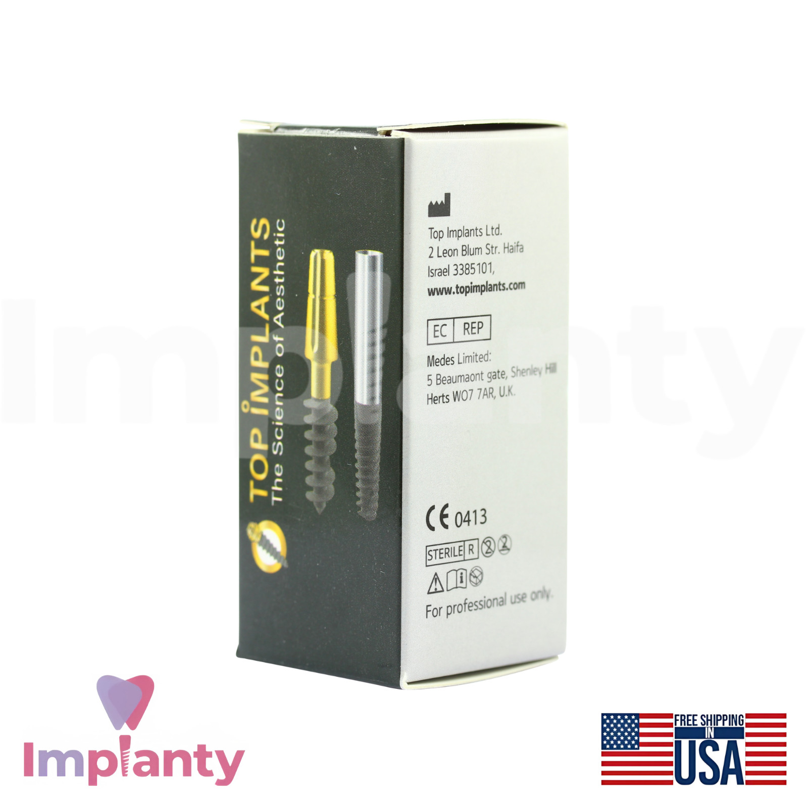 10x Multi Unit M1.7 Compressive Monoblock Dental Fixture Sterile SLA Surface