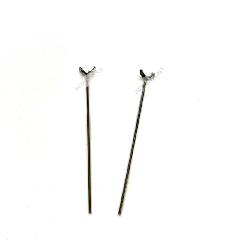 50Pcs Dental Ball Retainer J Clasp Oblique Clasps Bars 0.8/0.9 Y-Type Fit Scheu