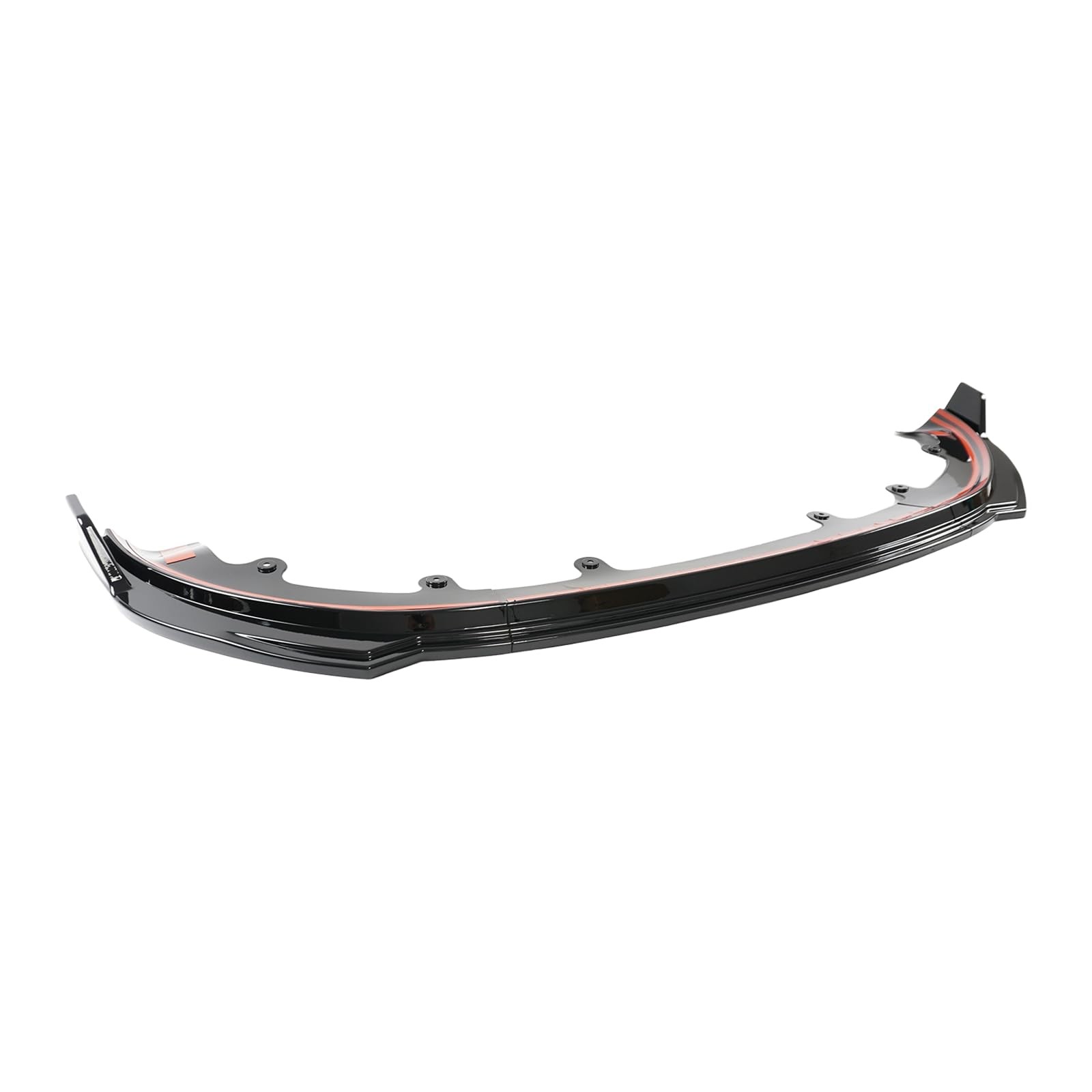 Front Bumper Lip Spoiler for Model Y Juniper 2025 3PCS ABS Plastic Glossy Black