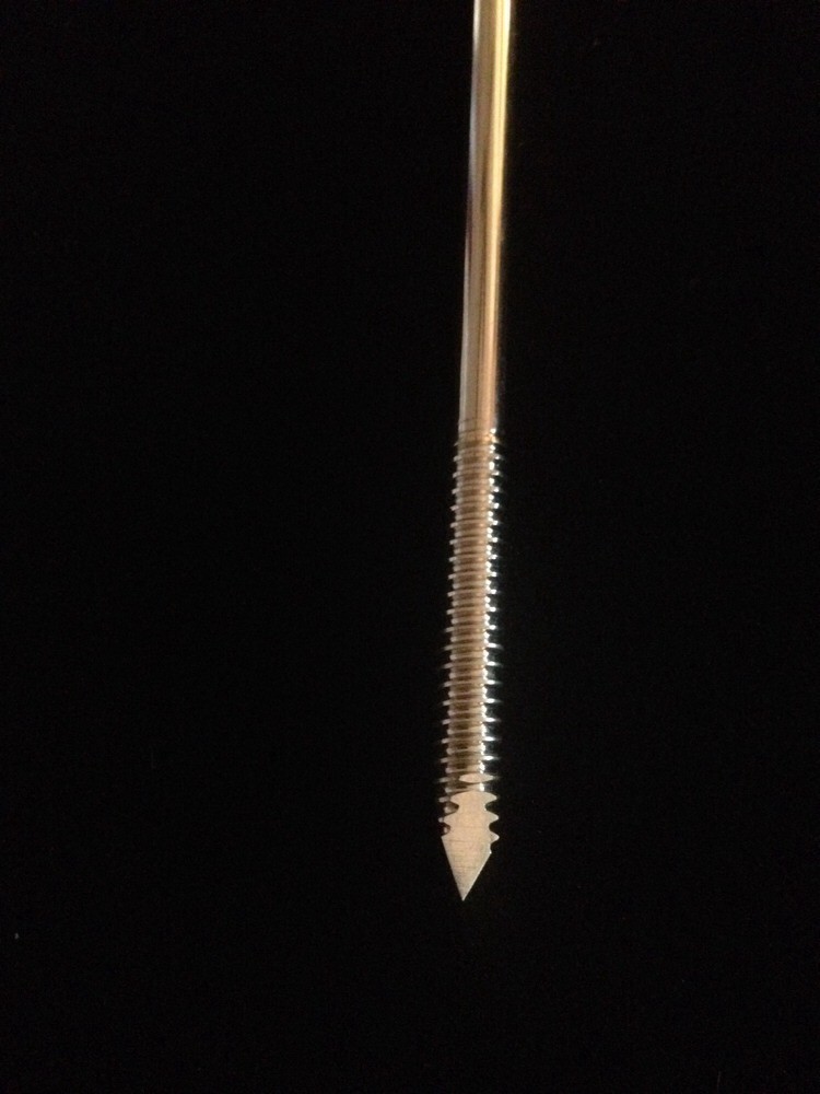 NEW KNOWLES Hip Bone Pin 4.25″ Long, 5/32″ Diameter, 3/16″ Major Thread