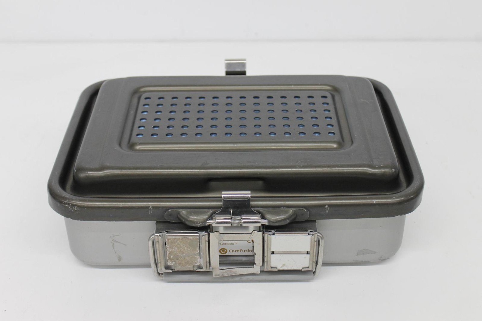 V Mueller Baxter 3M Drill Sterilization Box 12″x10″x5″ / Filter Holders, Basket