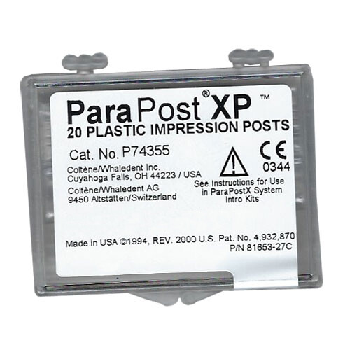 Coltene Whaledent P743-5.5 ParaPostXP Impression Posts Plastic .055″ Purple 20/P