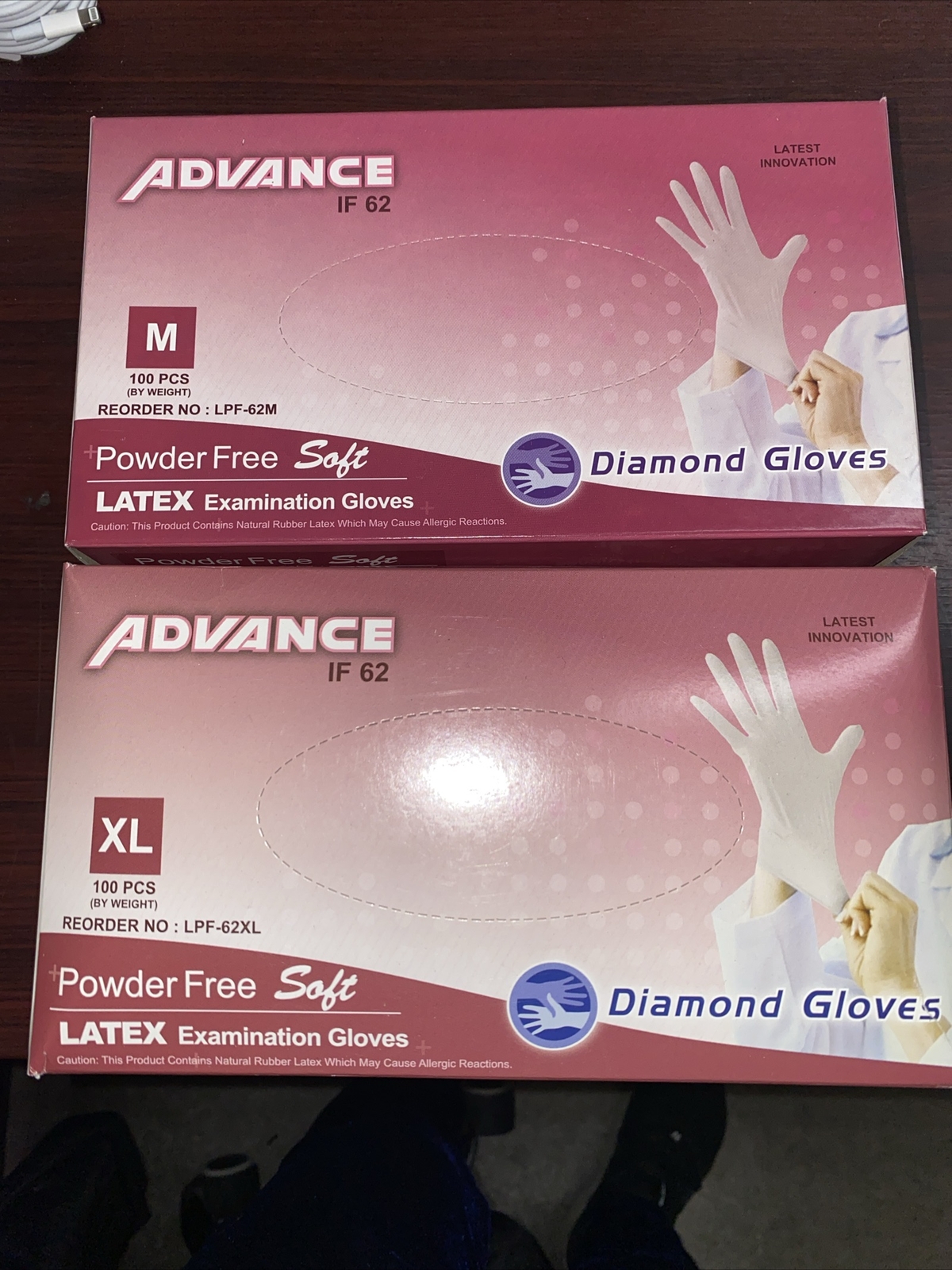 Shamrock Powder Free Latex Examination Gloves (S/M/L/XL) : Case of 1,000