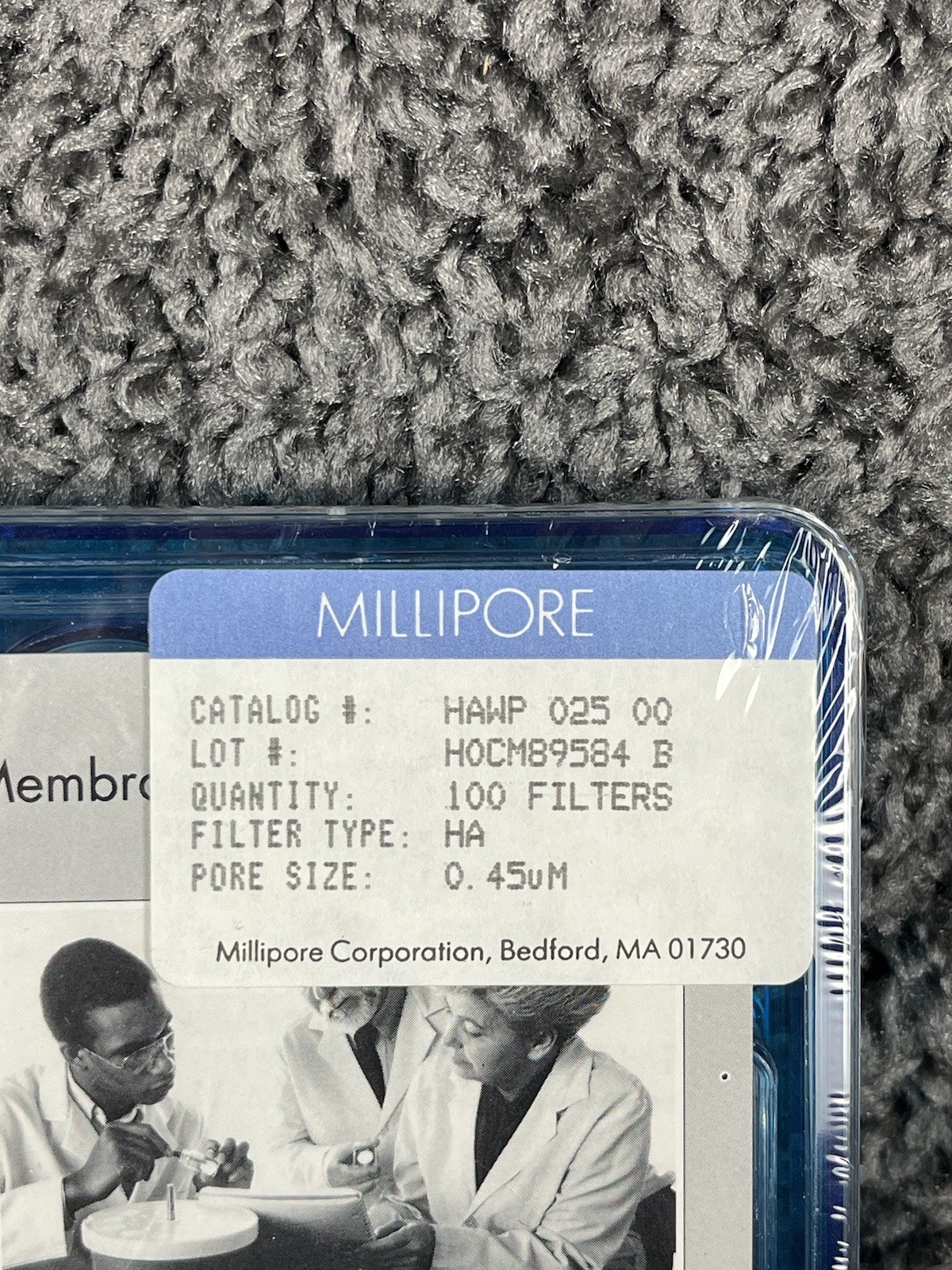 MILLIPORE Disposable Membrane Filter 0.45µm Pore Size, 25mm Diameter