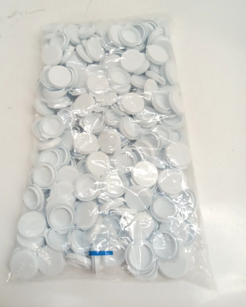 Berry Stock NS1316 Friendly & Safe Caps Not Child-Resistant 13 Dram White 200pk