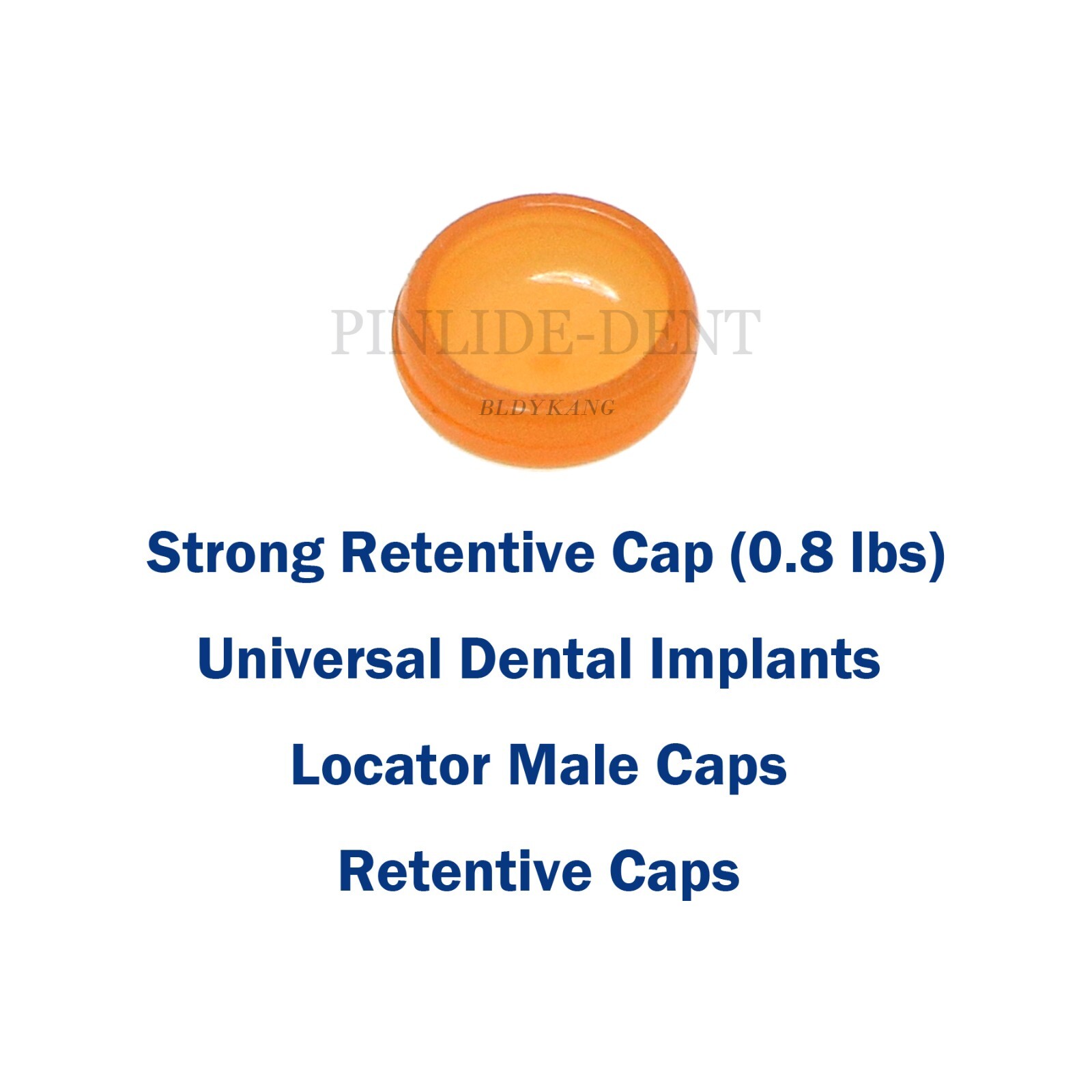 US Universal 5Pcs Dental Overdenture Implant Retention Caps Metal Housing Kits