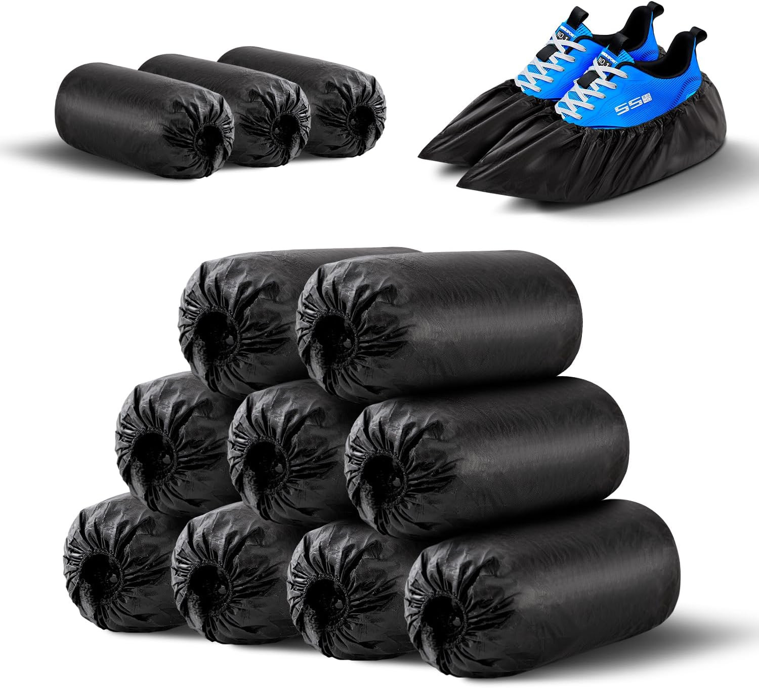 Shoe Covers Disposable Non Slip for Indoors 100Pack(50 Pairs) Waterproof Shoes P