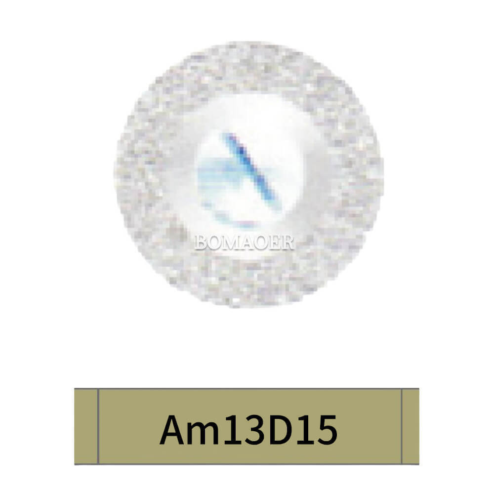 10Pcs 0.15mm Extra Thin Dental Diamond Discs Double-Sided Extra Fine Am13D15
