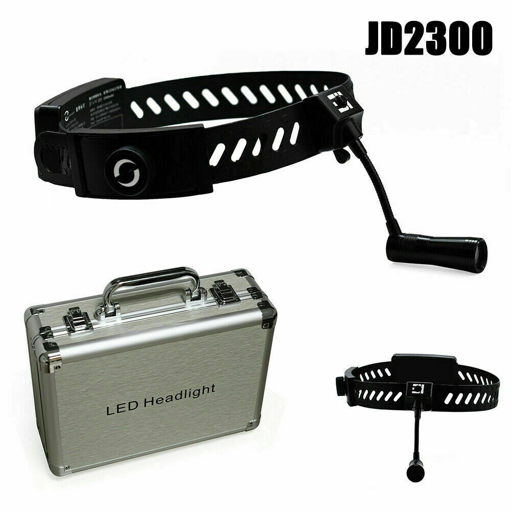 MICARE JD2300 5W LED Wireless Head Light ENT Dental Medical Headband Head Light