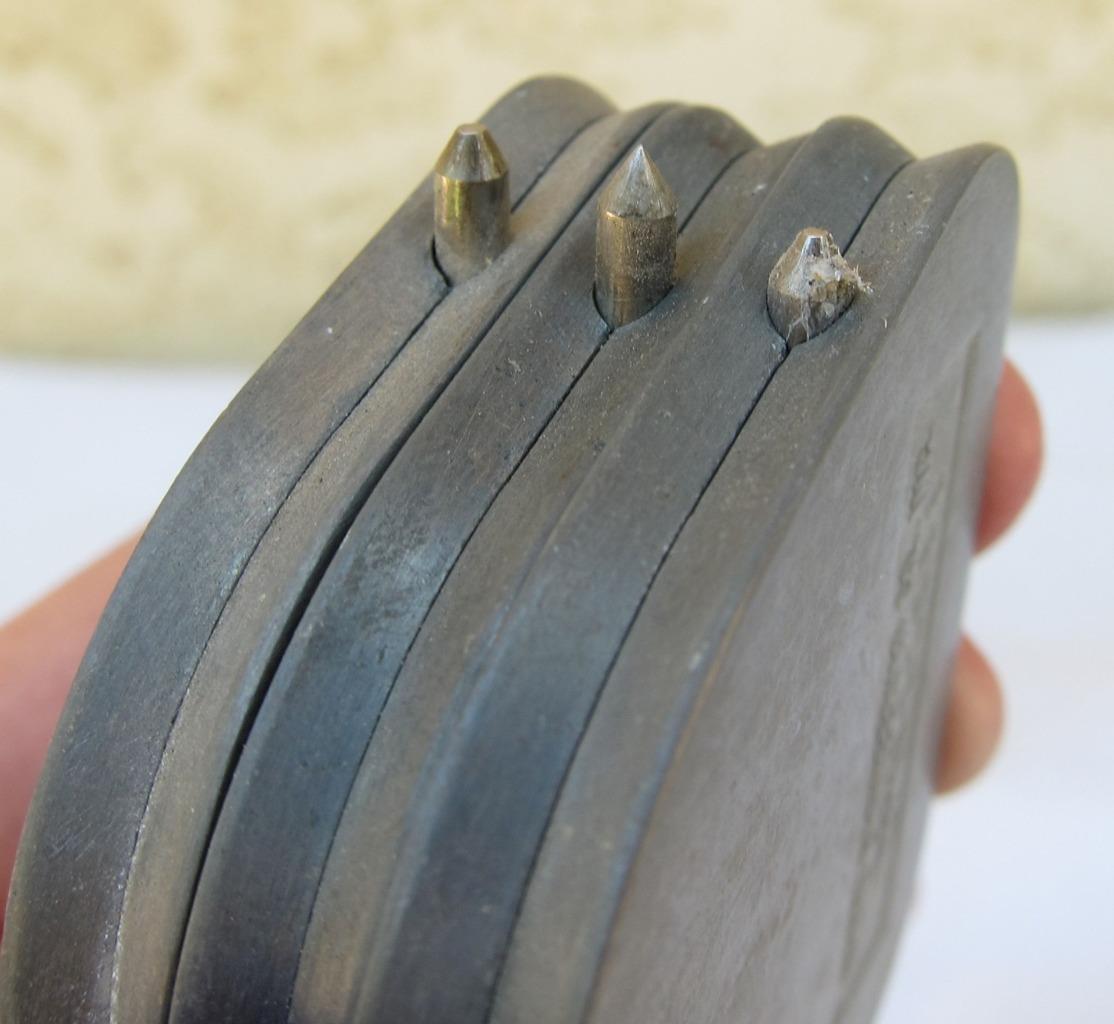 3 Hanau Split Re-Mounting Plates for Dental Laboratory Articulators