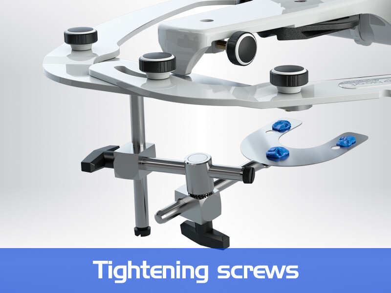 Bio-Art Dental lab A7 Plus-E Semi-Adjustable Articulator with Standard Facebow