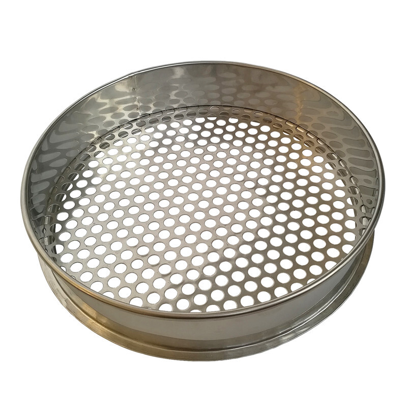 Dia 10cm/15cm/20cm/25cm/30cm 1-50mm Round Hole Mesh Aperture Standard Test Sieve