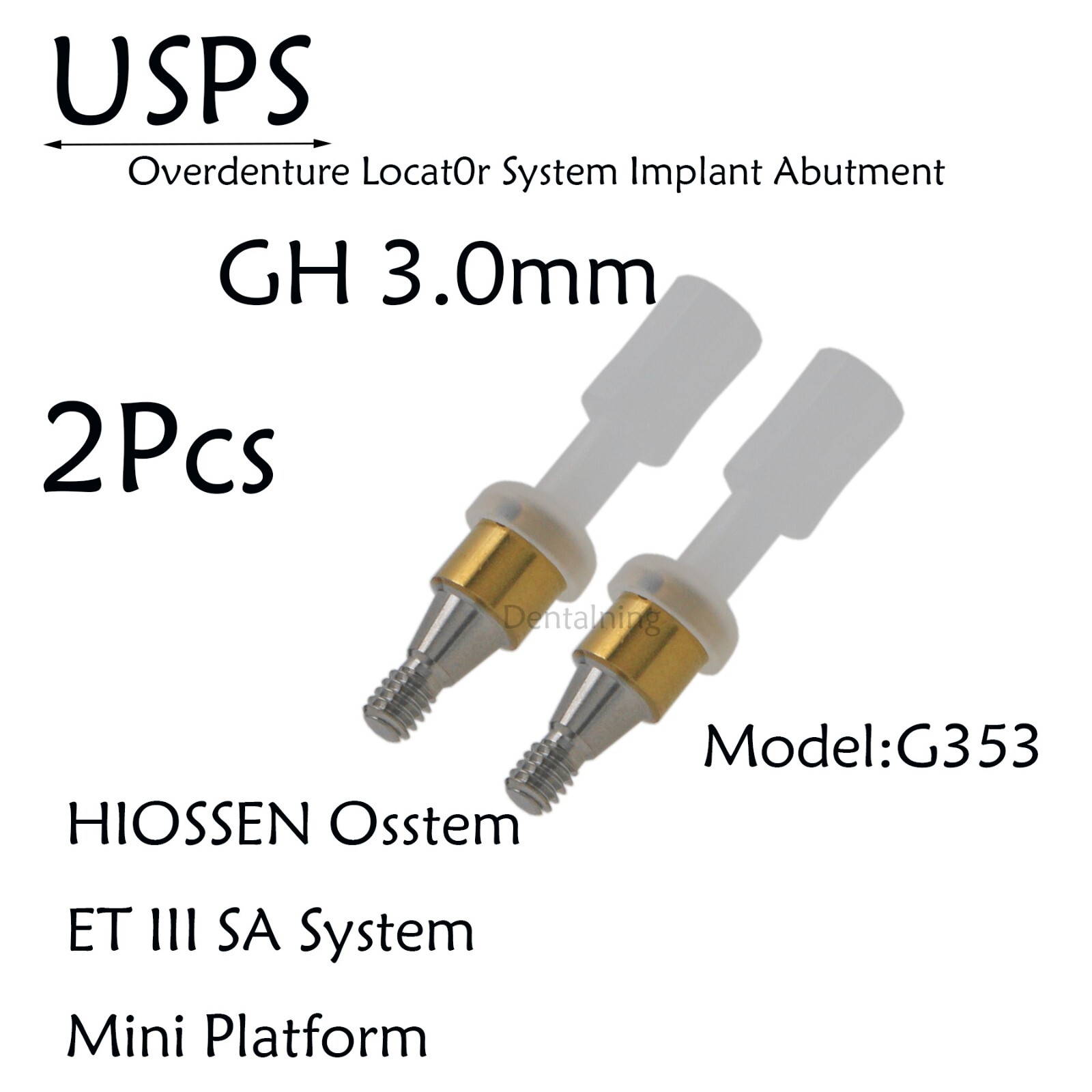US HIOSSEN ET III SA/Osstem/DIO UF/Snucone Mini Locator Abutment For 1-6mm