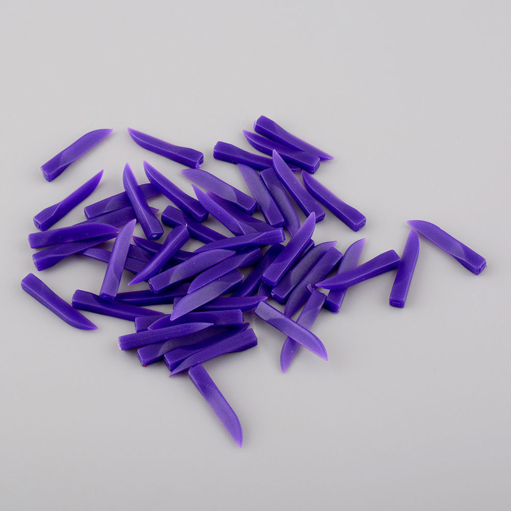 100 Pcs/box Disposable Dental Tooth Gap Concave Design Wedge Diastema W/ Hole