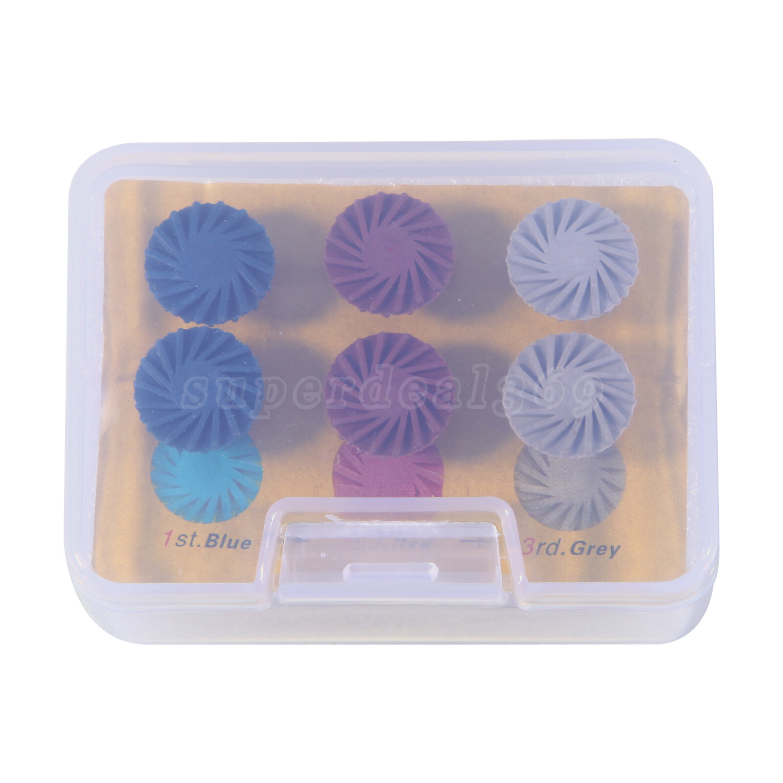 Dental Composite Polishing Burs Wheel RA 2.35mm Rubber /Low Speed Handpiece ns