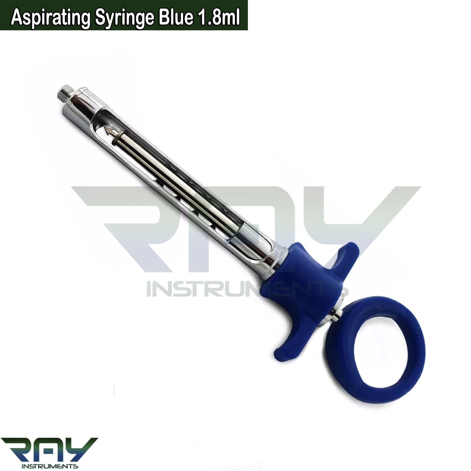5 Pcs Dental Anesthesia Self-Aspirating Auto Passive Syringe Blue 1.8ml Dentist