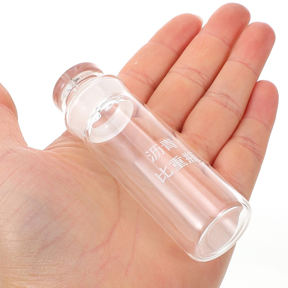 2 Pcs Lab Glassware Set Asphalt Sample Container Specific Gravity Bottle