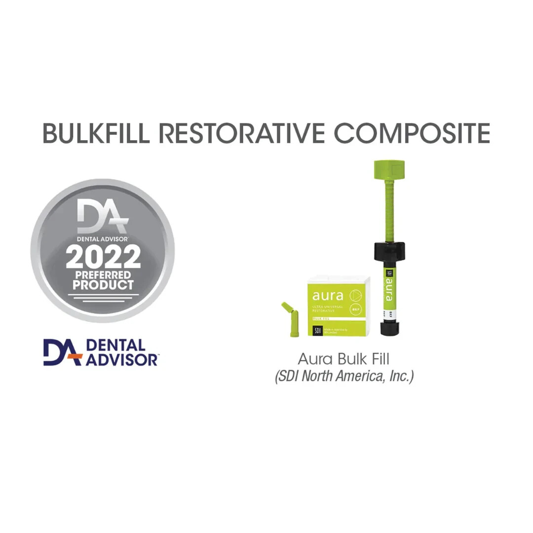 Dental SDI AURA High Strength BulkFill Composite 4g Refill Fast Ship