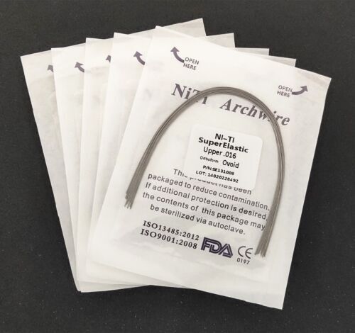 10 Packs Arcos de Dental Ortodoncia Redondos Niti Arco de Alambre Su Arch Wire