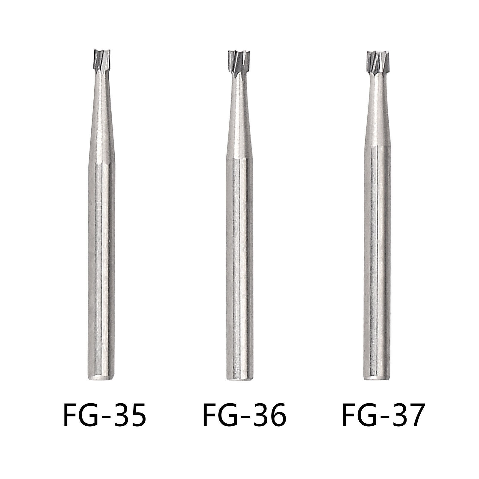 Dental FG Tungsten Carbide Burs Inverted Cone For High Speed Handpiece FG 33-41