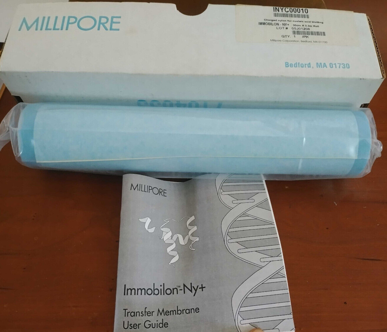 Millipore Immobilon®-Ny+ Membrane, charged Nylon, 0.45 µm, 30 cm x 3.3 m roll