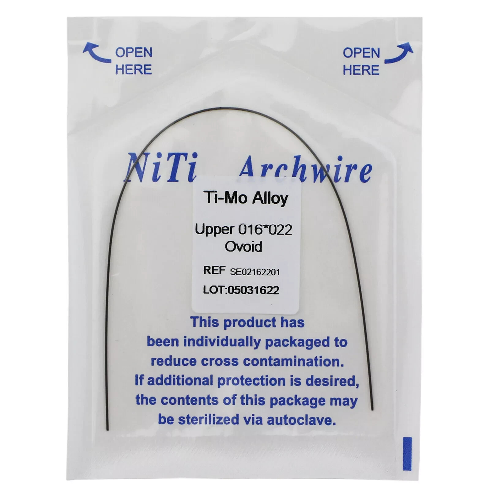 Dental Orthodontic Round/Rectangular TMA Titanium Alloy Arch Wire Upper/Lower