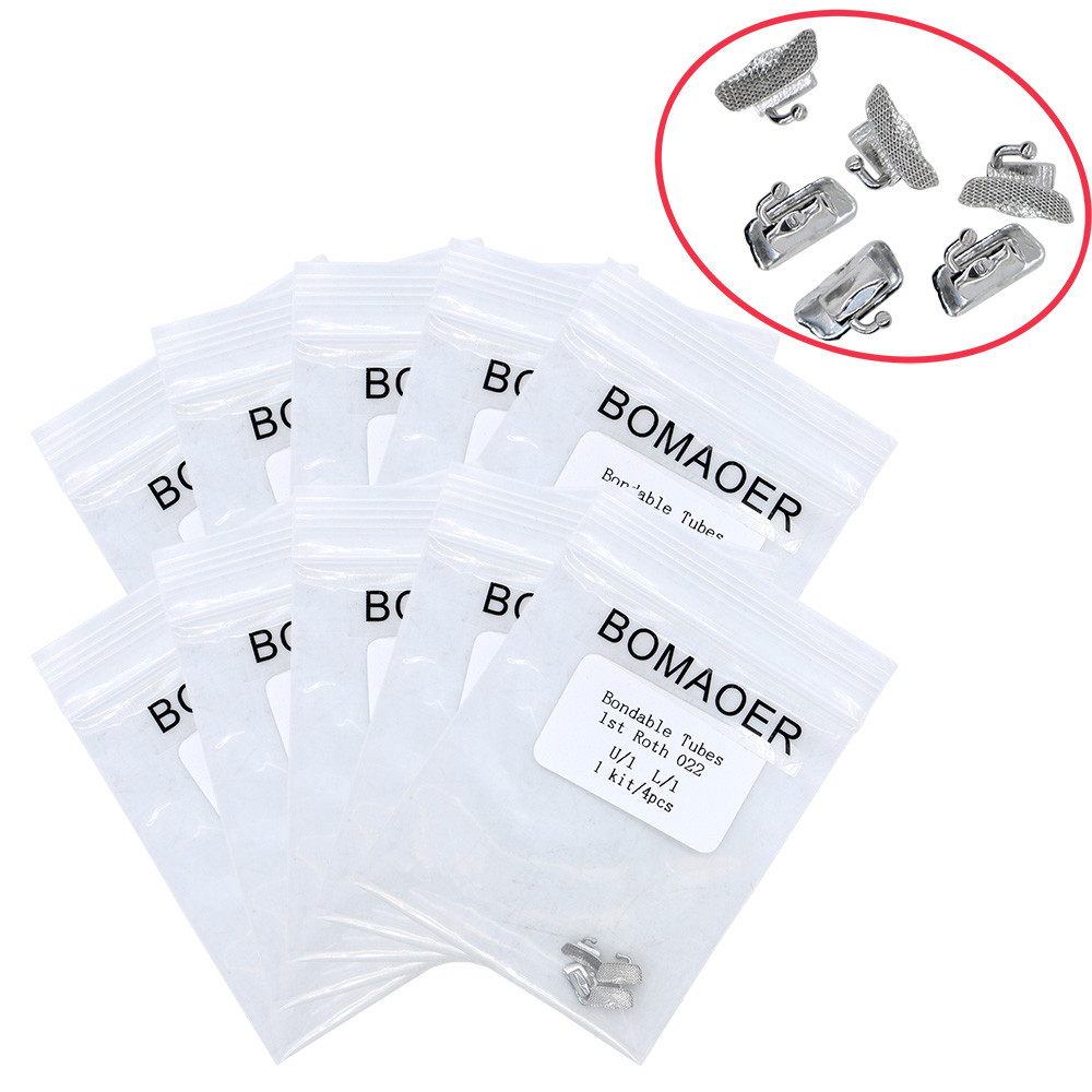 20 Packs Dental Bondable Buccal Tubes Roth 0.022» For 1st Molar U/1 L/1
