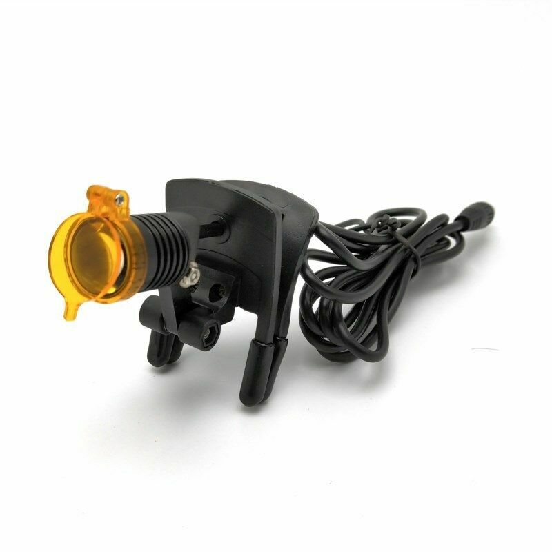 3W LED Dental Medical Head Light with Filter Clip-on Headlight Black + Bag