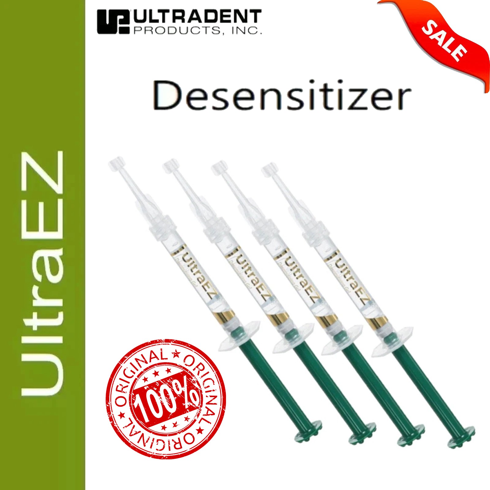 Ultradent UltraEZ Desensitizing Gel Dental Desensitizer Tooth Sensitivity 4×1.2