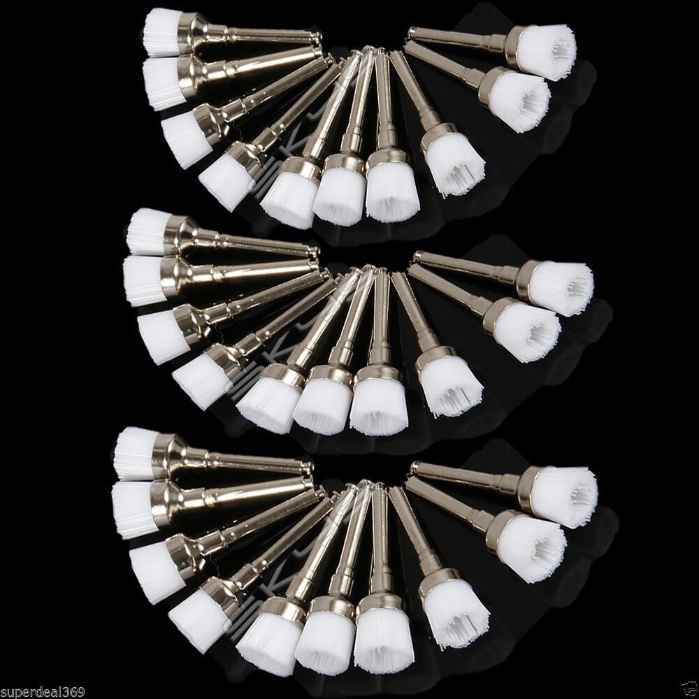 Dental Polishing Polisher Prophy Brush Brushes Latch Flat Type