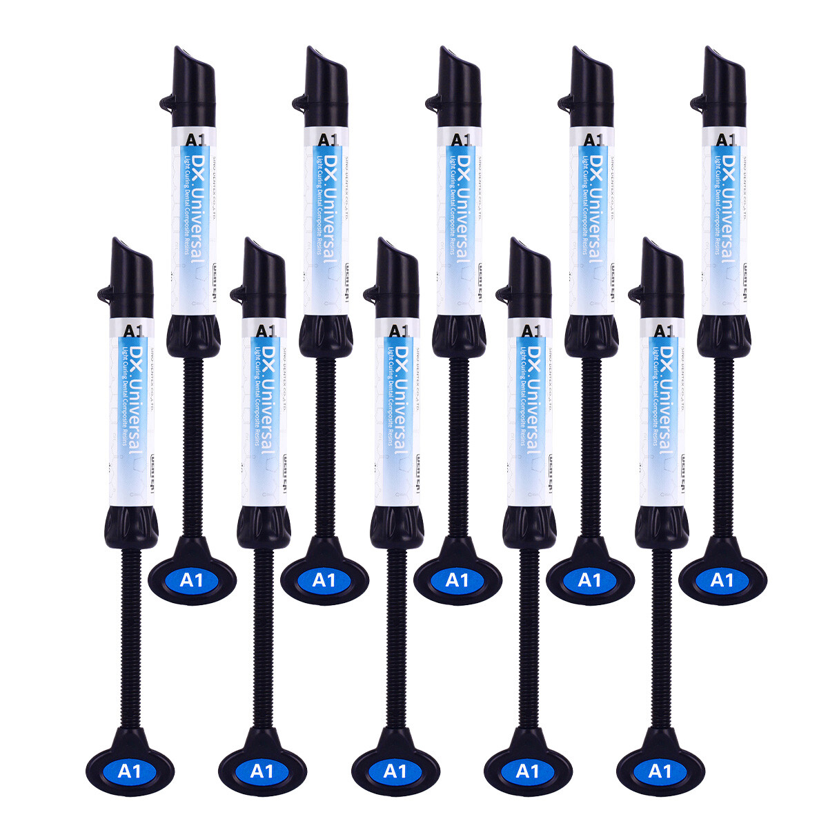 20X Light Curing Dental Composite Resin Refill Syringe Dentex A1 A2 A3 A3.5 B1