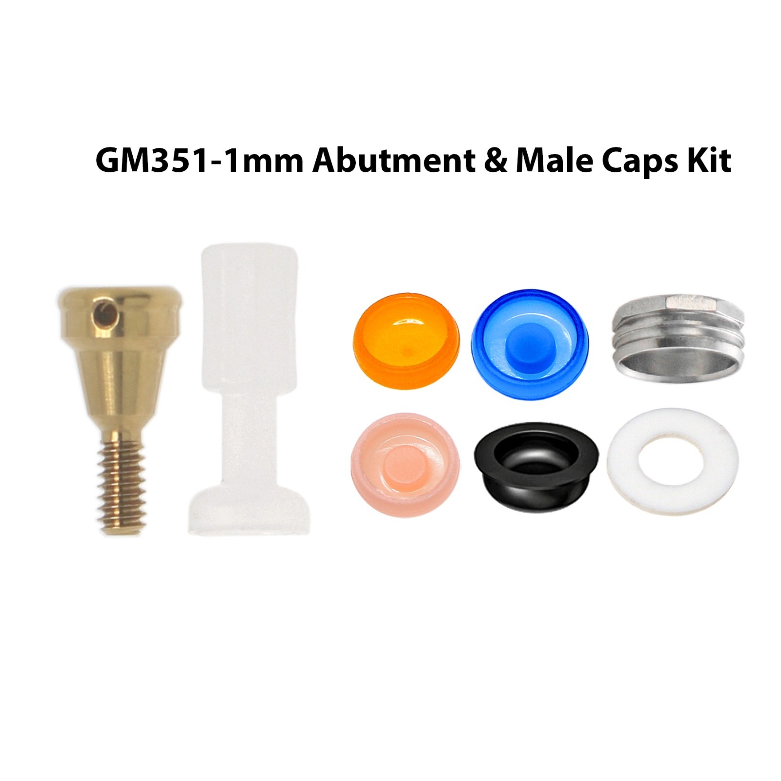 Overdenture Locator Abutment Removable Male Cap for NEODENT GRAND MORSE 1-6mm GH