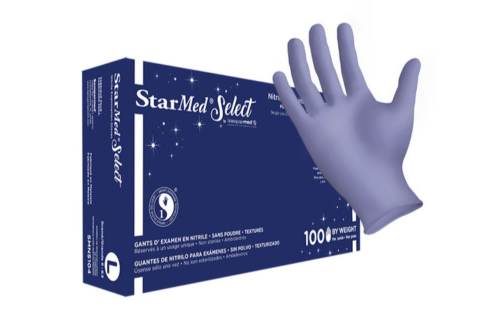 SEMPERMED STARMED SELECT POWDER FREE DISPOSABLE PURPOSE EXAM GRADE – L – PURPLE