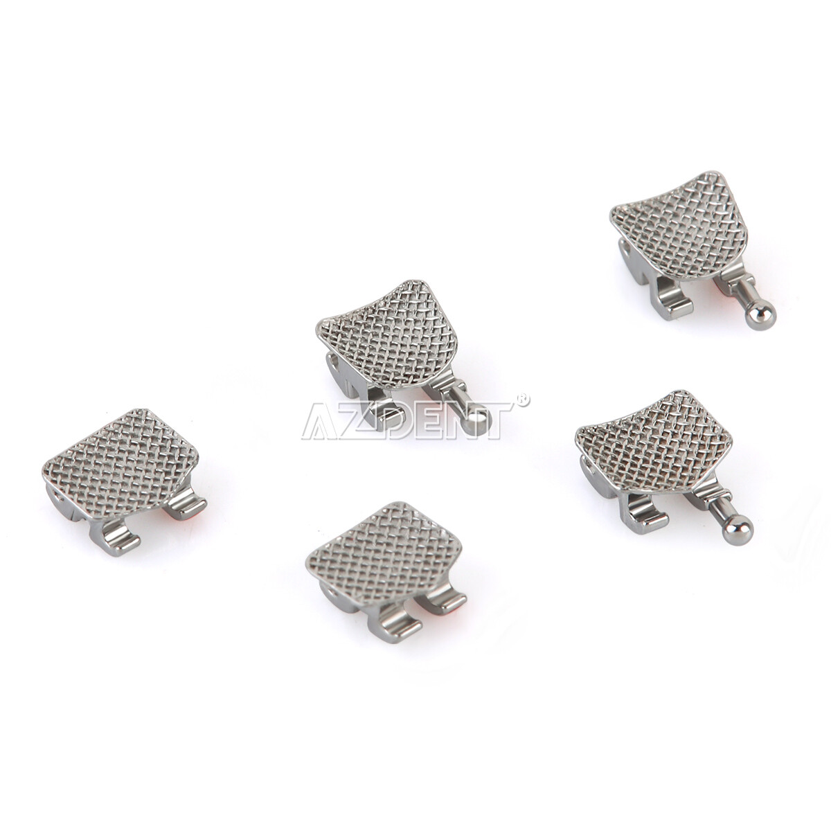 20X AZDENT Mini Brackets de ortodoncia dental Brace Roth/MBT 022/018 Ganchos 345