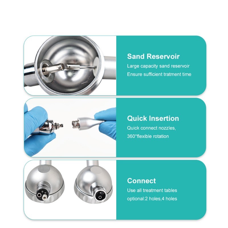 Dental Air Prophy Unit Air Driven Polisher for Teeth Cleaning & Stain Removal