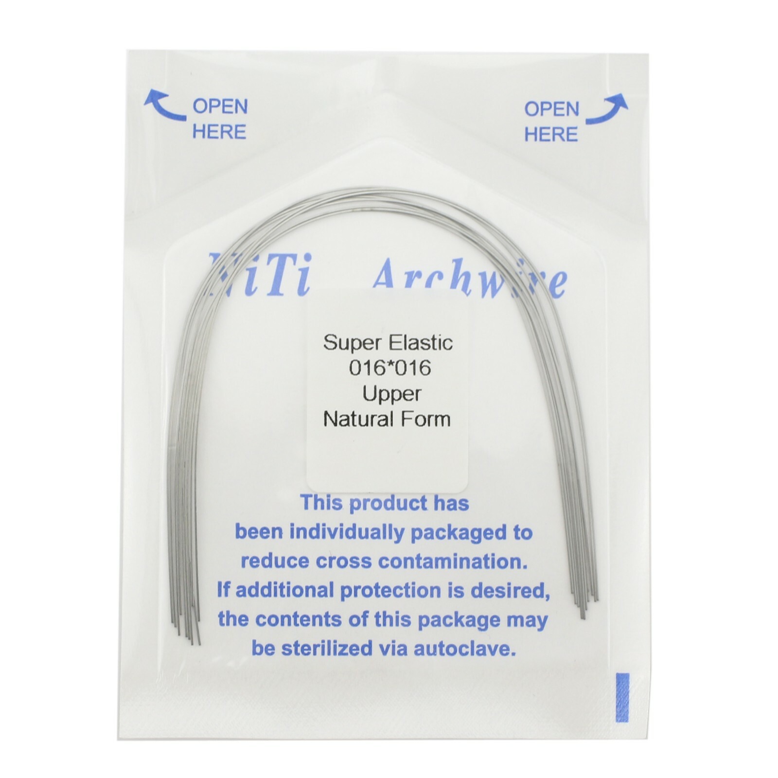 Orthodontic Arch Wires Dental Niti Super Elastic Rectangular Natural Ortodoncia