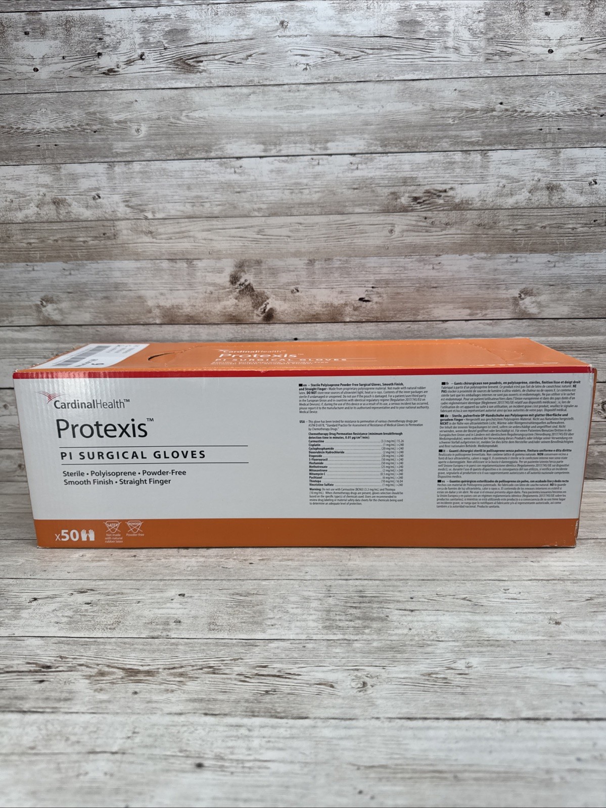 Protexis PI Surgical Gloves *OPEN FRONT BOX 50 PAIR* Cardinal Size: 9 *See Date*