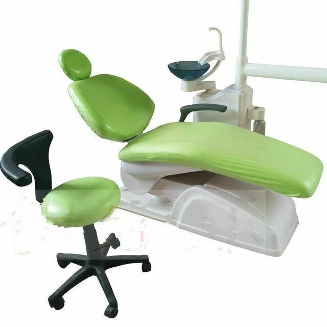 Dental Unit Chair Covers Dentist Stool Protector Sleeves PU Cushion Waterproof