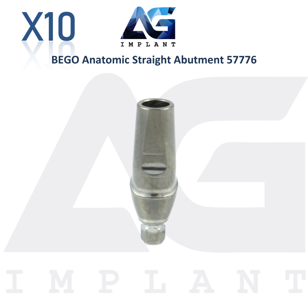 10 Anatomic Straight Prosthetics Compatible with BEGO® Ø3.8mm – 57776 Dental