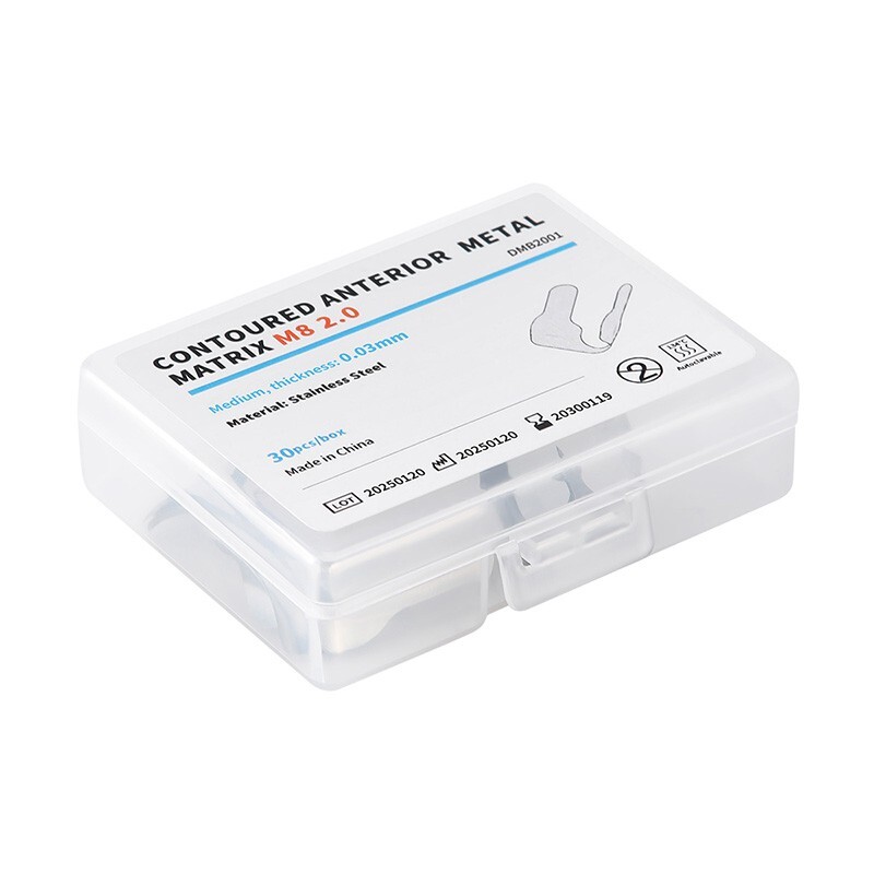 Dental Sectional Contoured Anterior Metal Proximal Matrix Bands Twin Matrice M/S