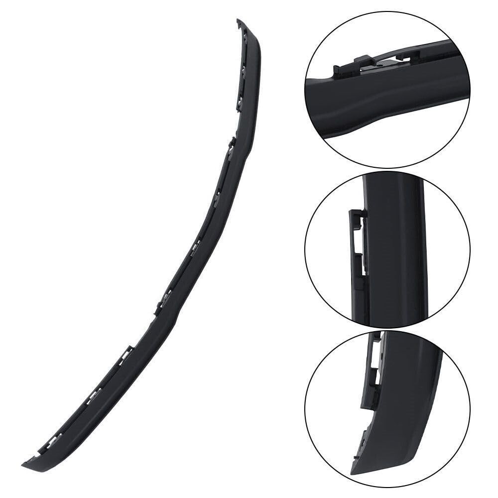 Front Bumper Lower Air Dam Upper Valance Black Matte Silverado 1500 LTD 2022
