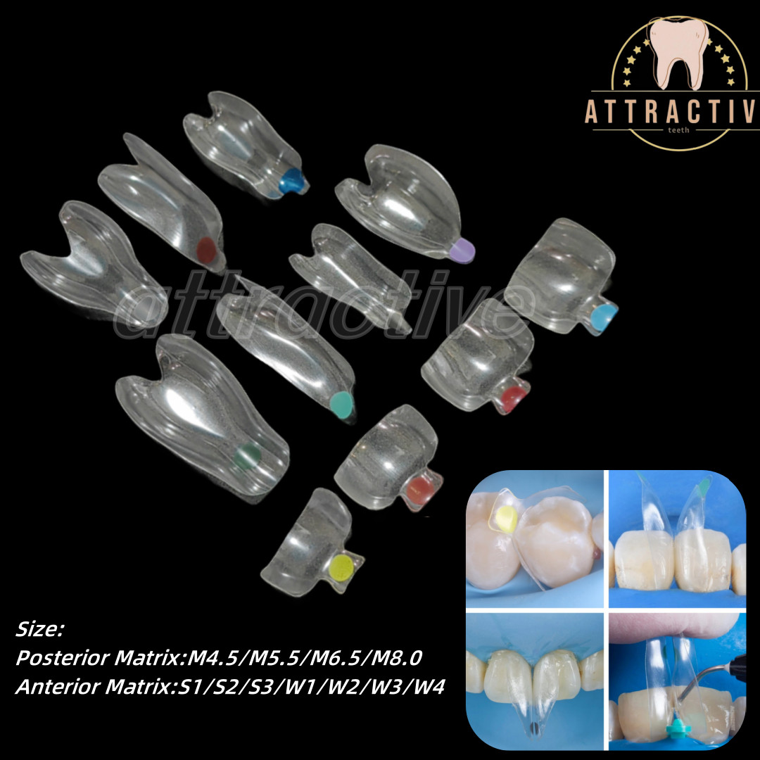 Clear Matrix Dental Anterior Posterior Transparent BT Matrices Fit BioClear