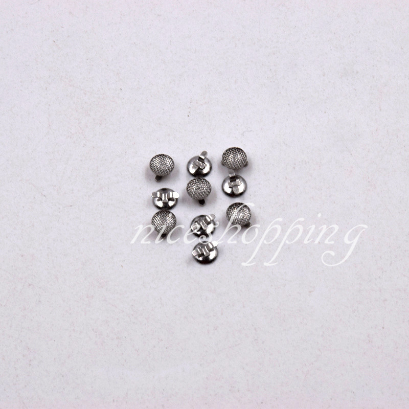 10Pc/Pack Dental with Cleat double wing Mesh Orthodontic Lingual Button Bondable