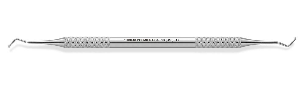 Premier Dental Operative Instruments D E 13 Excavator (C18) Octagon Handle