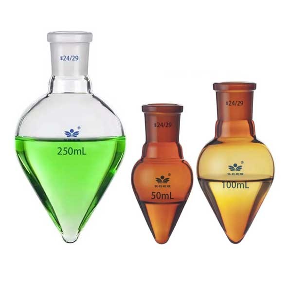5ml – 1000ml Pear Shape Boiling Flask with Standard Joints Laboratory Supply ca