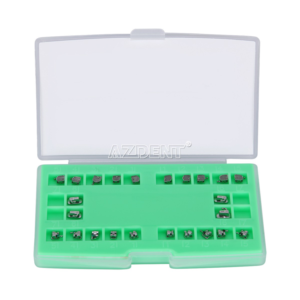 Dental Orthodontic Brackets Buccal Tubes passive Self Ligating ROTH 022 345Hook