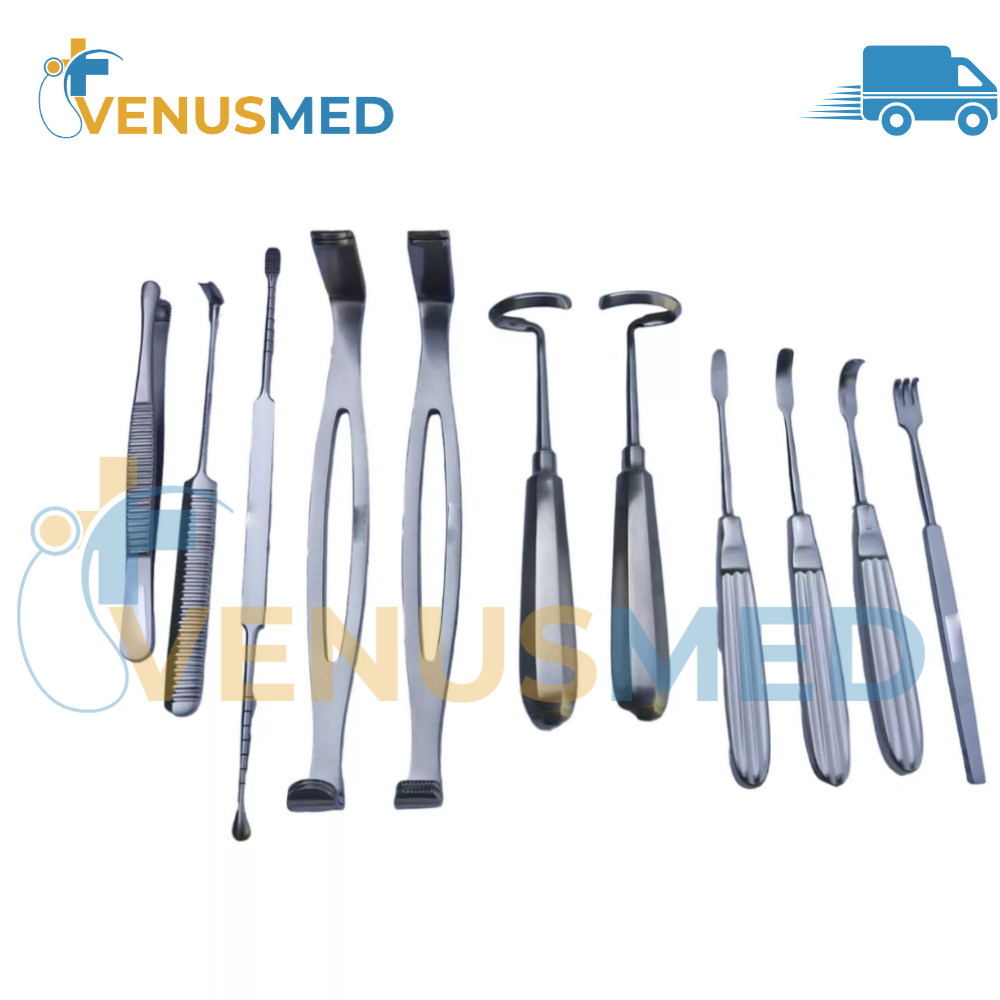 DANIEL GUBISCH RIB HARVEST SET OF 11 Pcs, Plastic Surgery Instruments