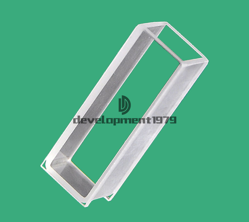 1,2pcs NEW 751 Optical glass cuvette, light path 10mm,volume 3.5ml